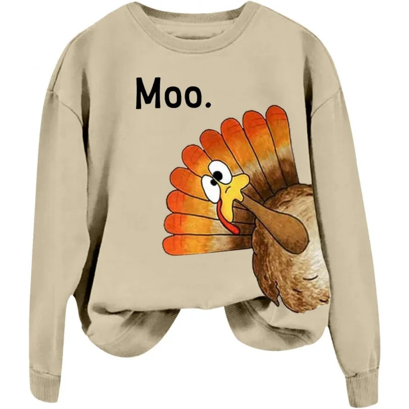 

Thanksgiving Fashion Long Sleeve Turkey Jesus Hoodie