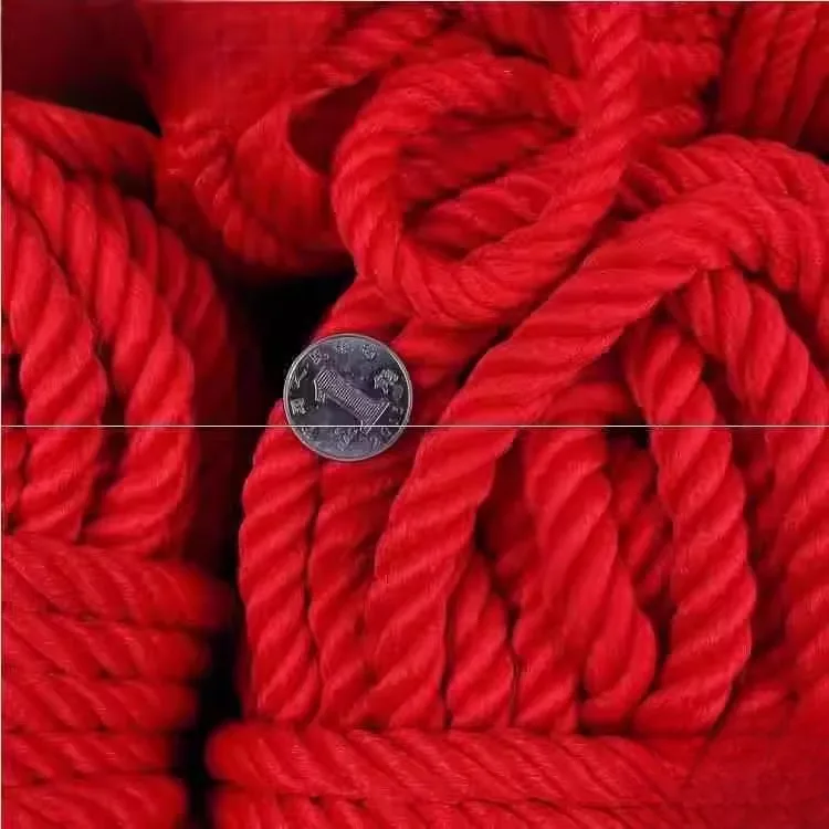 

Красная конопляная веревка для свадебных торжеств, реквизит для празднования брака, подарки для невесты, красная веревка для декора, прочная тканевая веревка для дома