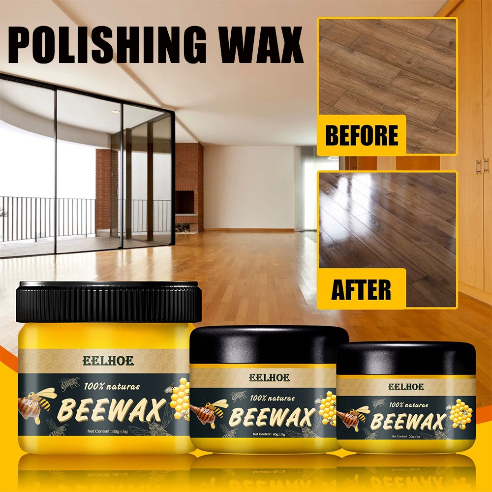 

Wood Care Wax Solid Wood Furniture Polishing Seasoning Beeswax Polisher Waterproof Furniture Care Maintenance Beeswax EL