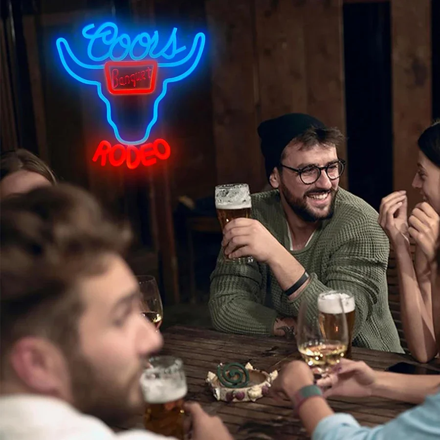 

Rodeo Neon Sign For Wall Decor,Led Neon Light For Man Cave,Home,Bar,Beer Club,Hotel,Cafe,Birthday Party,Gift For Dad Boyfriend