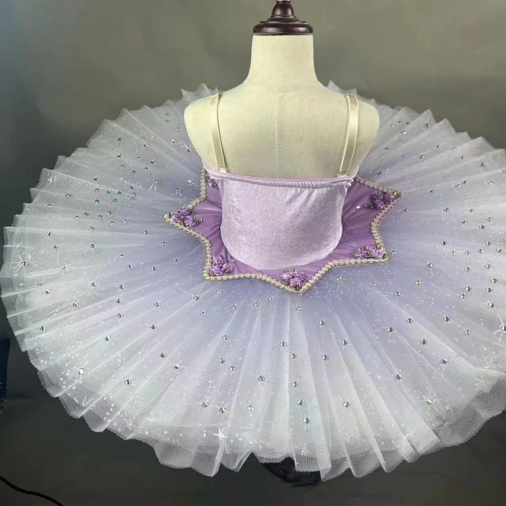 Purple Professional Ballet Tutu Dress Girls Ballet Skirts Adult Women Ballerina Party Ballet Dance Costumes Girl Adults