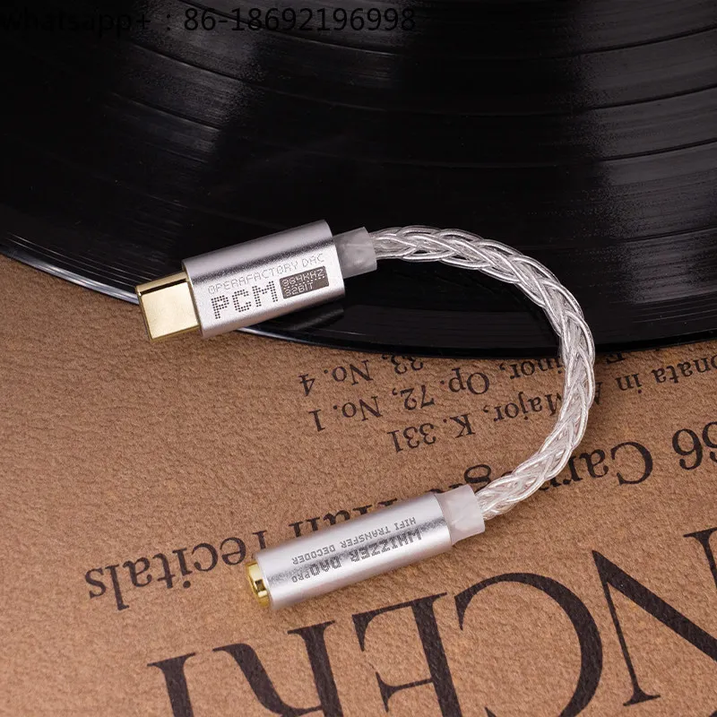 Decode Earphone Amplifier DA0 Small Tail HIFI Earphone Adapter Cable Type-C Port