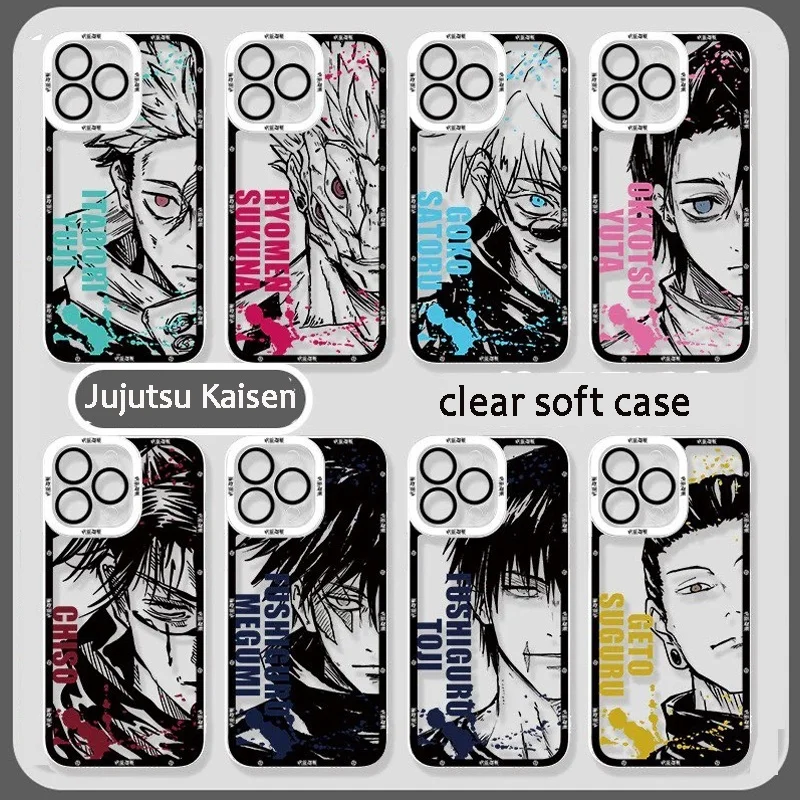 J-Jujutsu K-Kaisens Anime Phone Case For Samsung Galaxy S26 S25 S24 S23 S22 Ultra FE Edge Plus A56 A36 A26 A57 TPU Cartoon Cover