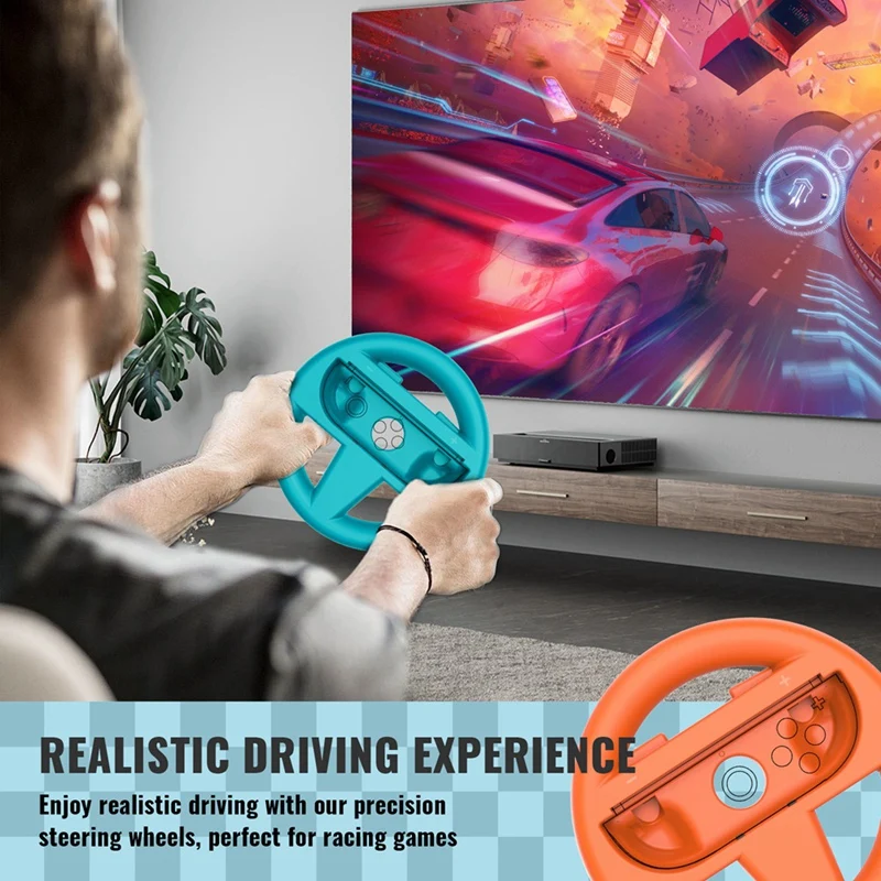 

Left Right Game Steering Wheel Controller Handle Holder Grip BJAS