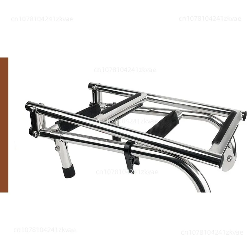 Stainless Steel Folding Ladder Marine 2 + 2 Boarding Launch Ladder Stainless Steel Folding Ladder Marine Yacht