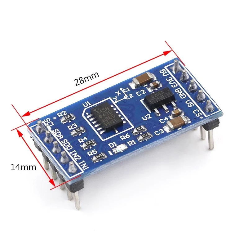 ADXL345 IIC / SPI digital angle sensor accelerometer module for arduino