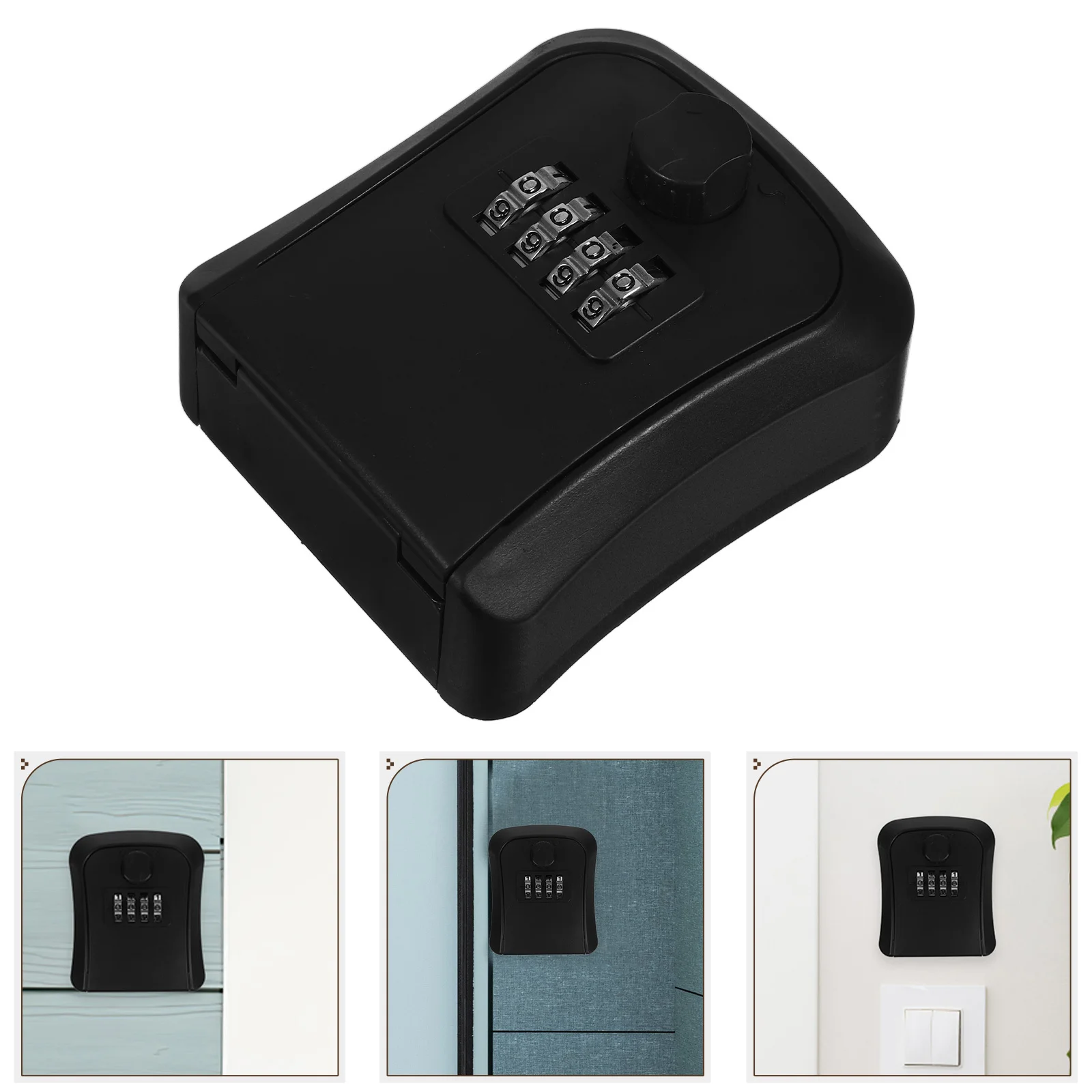 

Combination Code Lock Box for Keys Outdoor Weatherproof Secure Key Storage Box Wall Mounted ABS Strong for