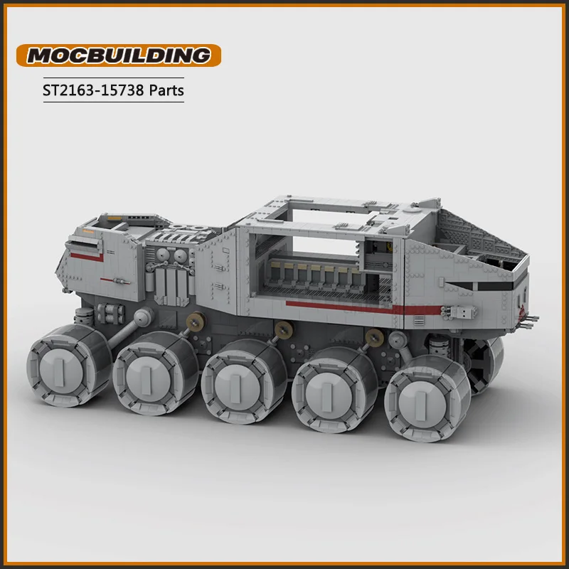 Ucs juggernaut a5 filme moc blocos de construção tecnologia transporte tijolos diy montagem modelo quebra-cabeça coleção brinquedos presente natal