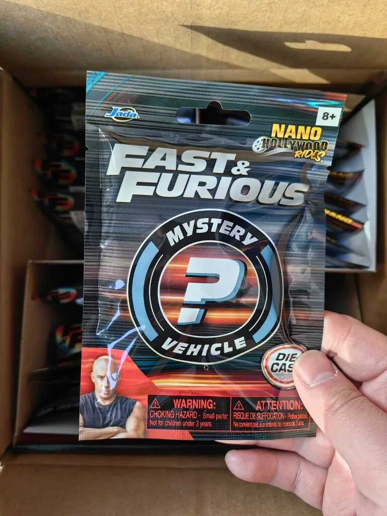 Jada Nano 1.65-inch Fast & Furious Mini Car Die-Cast Mystery Blind Bag Gifts Toy Model Anime Figures Collect view 3