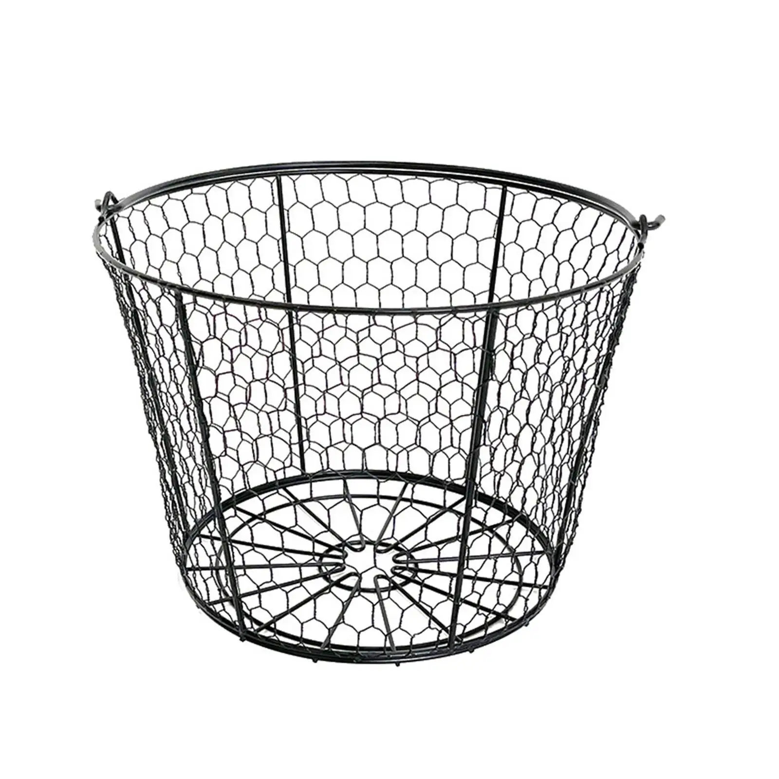 Metal Wire Metal Wire Golf Ball Basket Premium Practical Lightweight Strong Golf Basket Ball Container for Driving Ranges