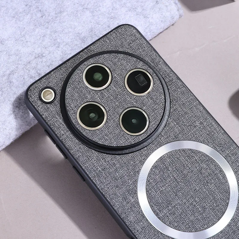 OPPO Find X8 Pro, X8 마그네틱 케이스 ELVEV 초박형 품질 PU 가죽 보호 뒷면 커버