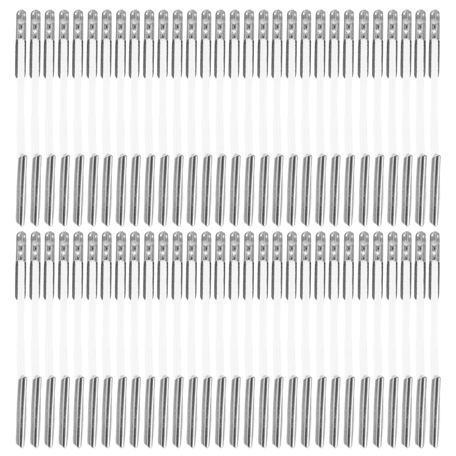 

100pcs Elastic Cord Barbed With Metal Ends Non-Slip For Book Binding Mask Making Hat Fixing Sewing Craft Projects Binding Rope