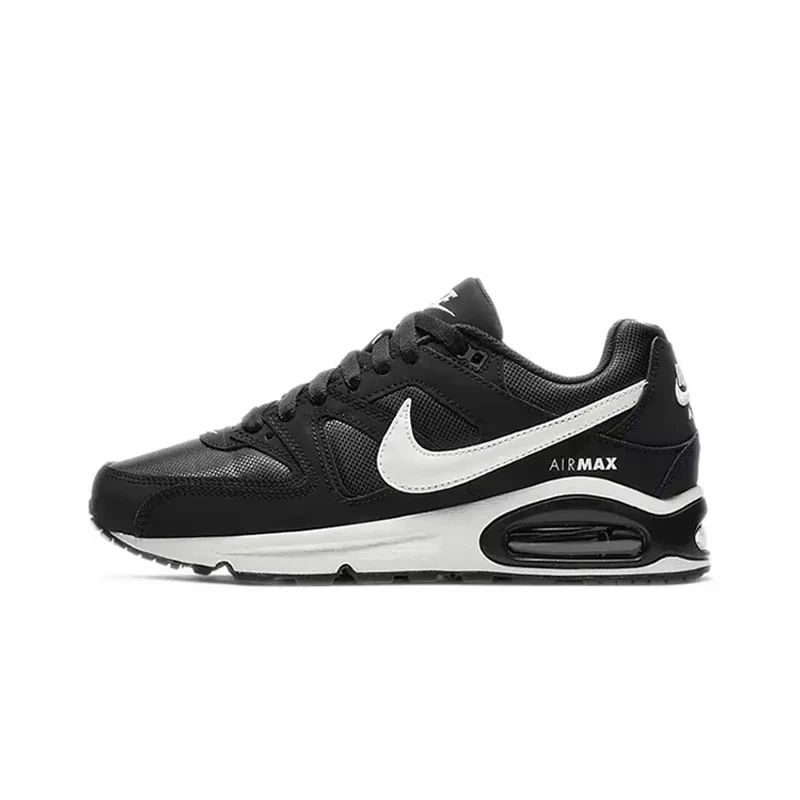 

Nike Air Max Command Women's Running Shoes Wear Resistant Shock Absorption Breathable Black White Sneakers 397690-021