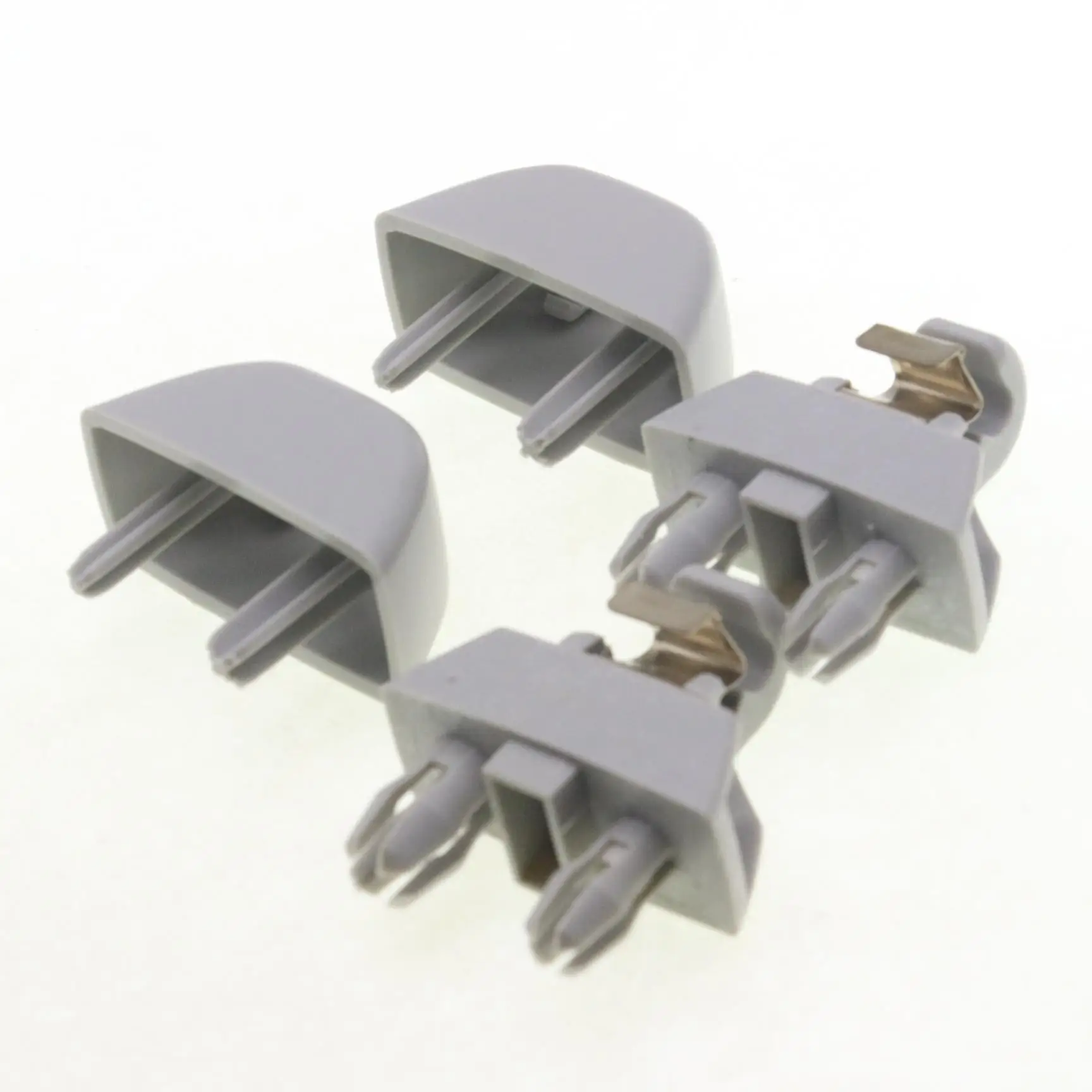 2 Pcs Gray Nylon Sun Visor Clips Bracket Mount Fit For Volkswagen Passat 2012–2019 Roof Interior Clamp –  6R0857561Y20 Fastener