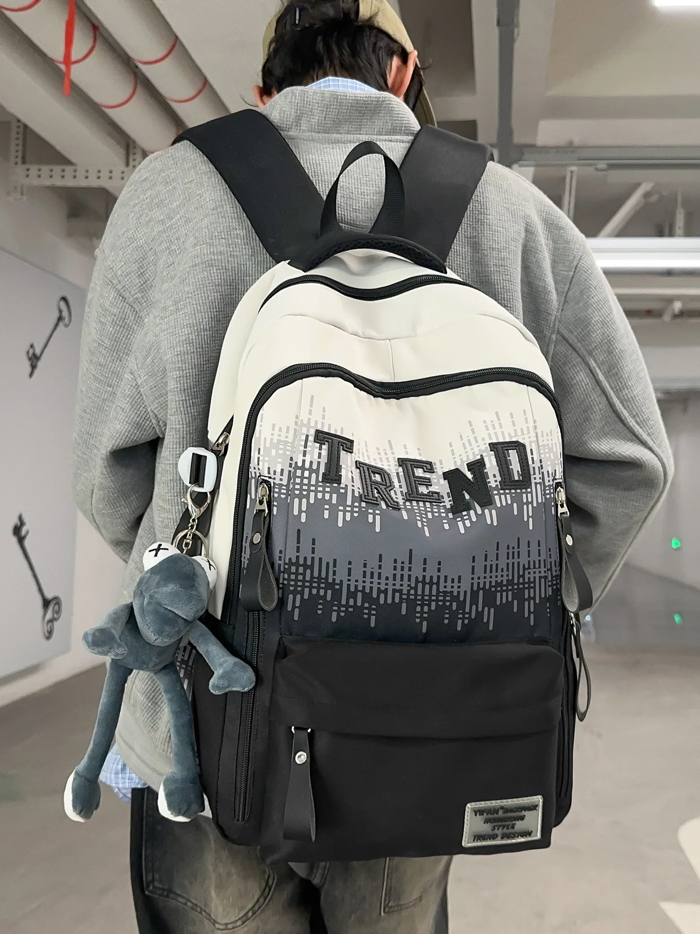 Middle School Students' Backpacks, High School Students' High Looks, Gradient Large Capacity Backpacks, Student Backpacks