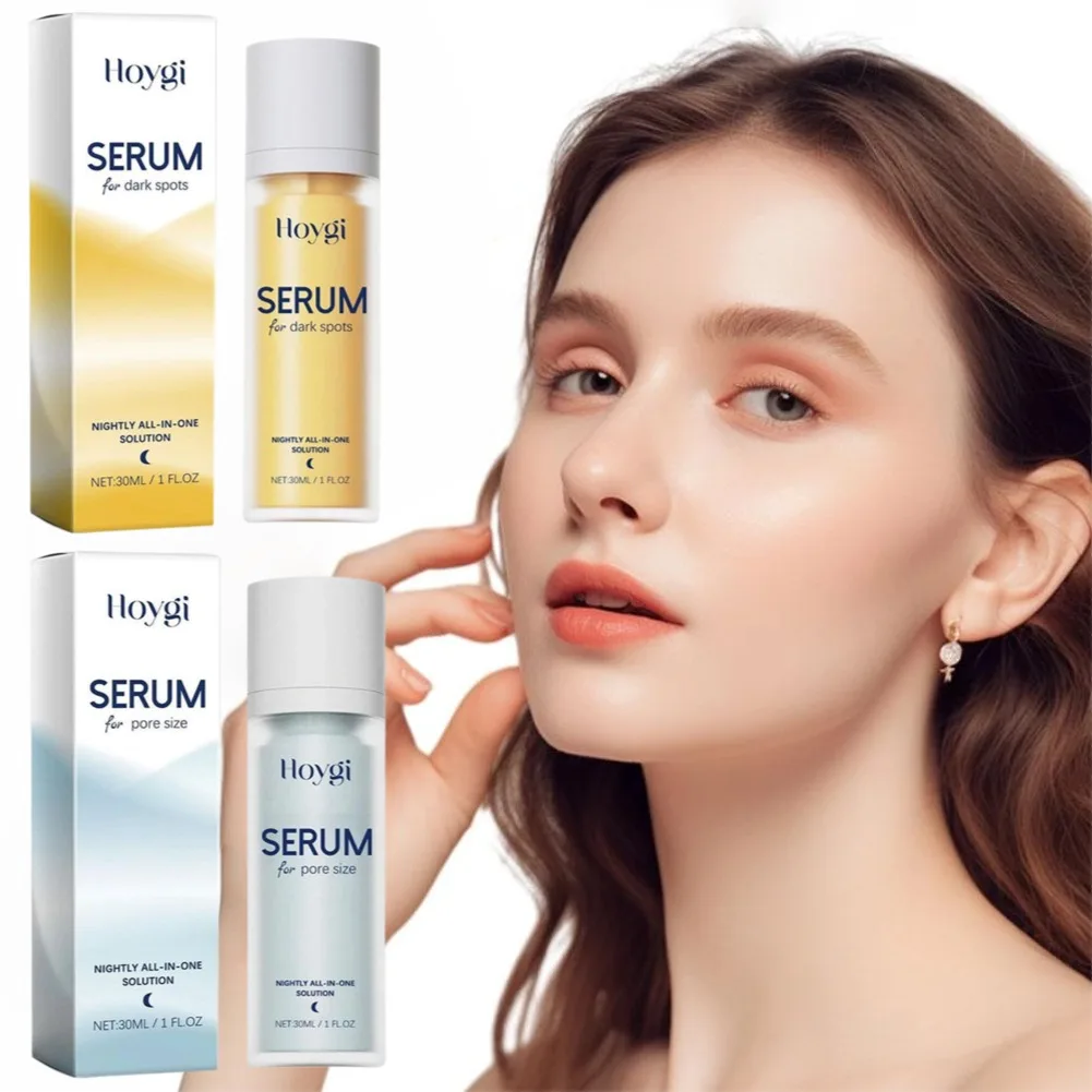 

NIGHTLY ALL-IN-ONE Face Repair Serum Set Firming&lifting Anti-wrinkle Essence Shrink Pores&Brightening Essence Korean Skincare