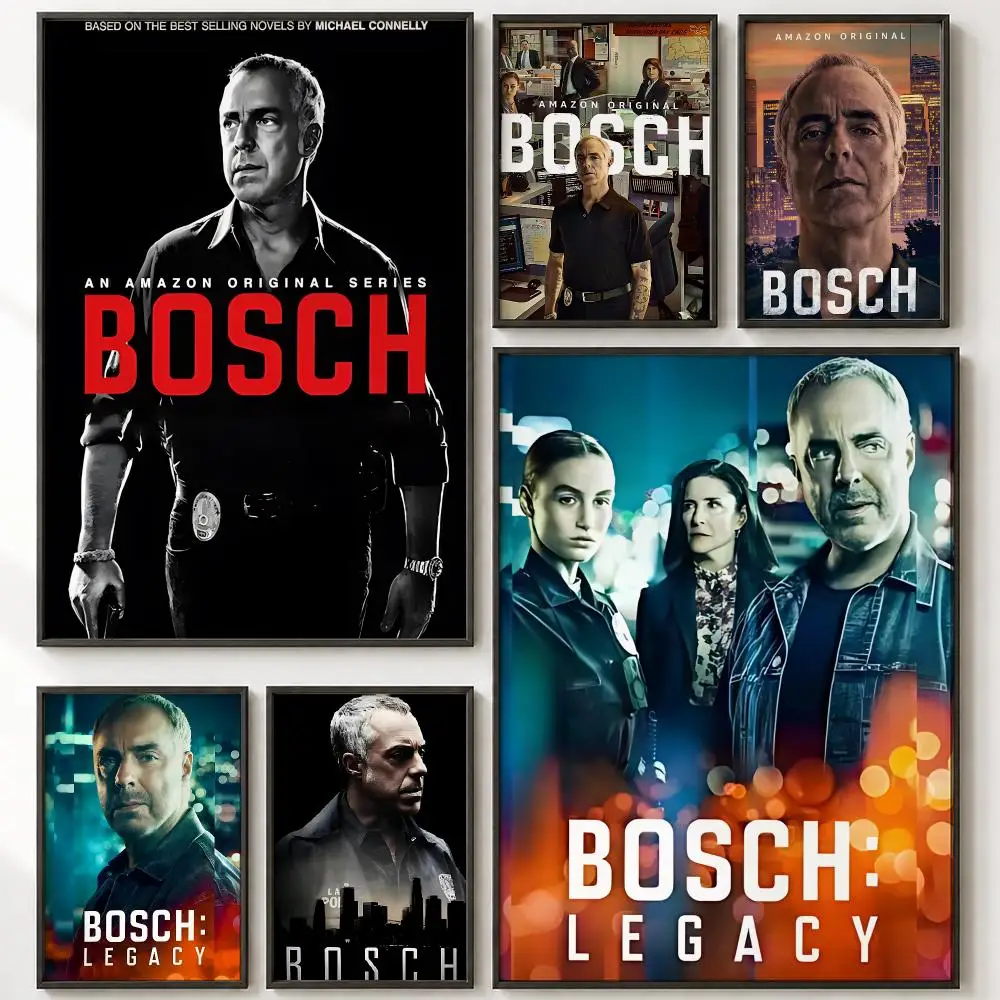 TV Detective Bosch Legacy Poster HD poster wall art self-stick no-residue for home cafe office great gift