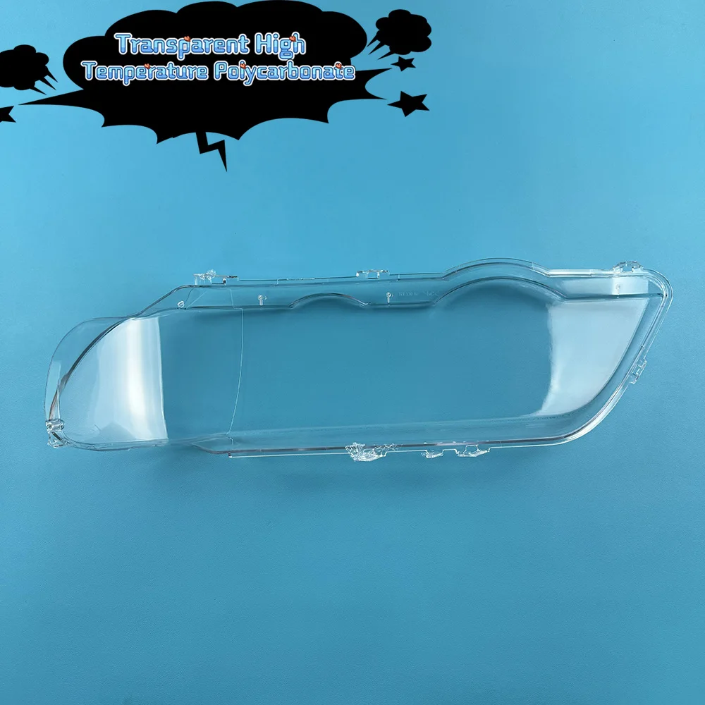 Para BMW X5 E53 2000 2001 2002 2003 cubierta transparente de faro pantalla de lámpara carcasa de plexiglás reemplazar lente Original