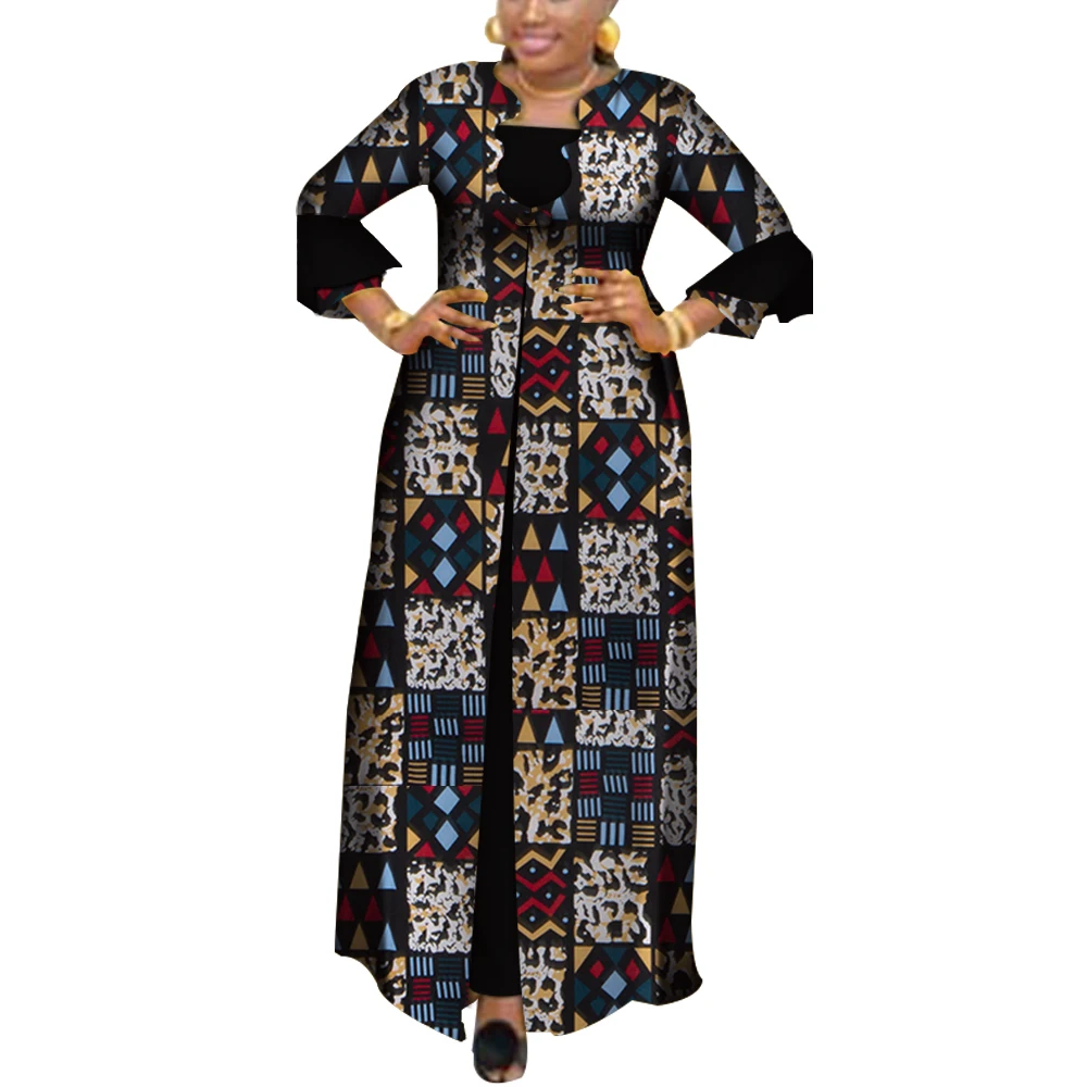 Vestidos Afrikaanse Jurken voor Vrouwen Dashiki Elegante Lange Feestjurk Plus Size Traditionele Afrikaanse Kleding WY3880