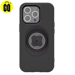 Shockproof Phone Case for iPhone 16 Pro Max - Quick Mount Protective Cover with Anti-Drop Protection,Universal C-Series Bracket