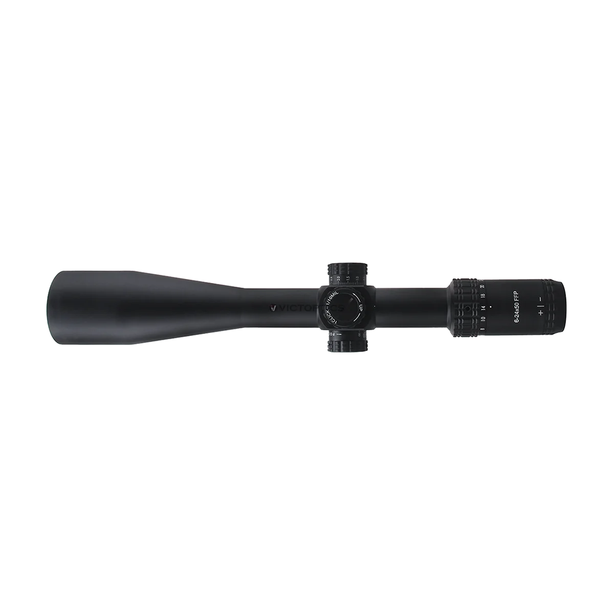 Victoptics S4 6-24X50 FFP Zielfernrohr mit Turret-Lock-Funktion und großem Seitenrad für Luftgewehr-Wettkämpfe und Jagd – Detail 3