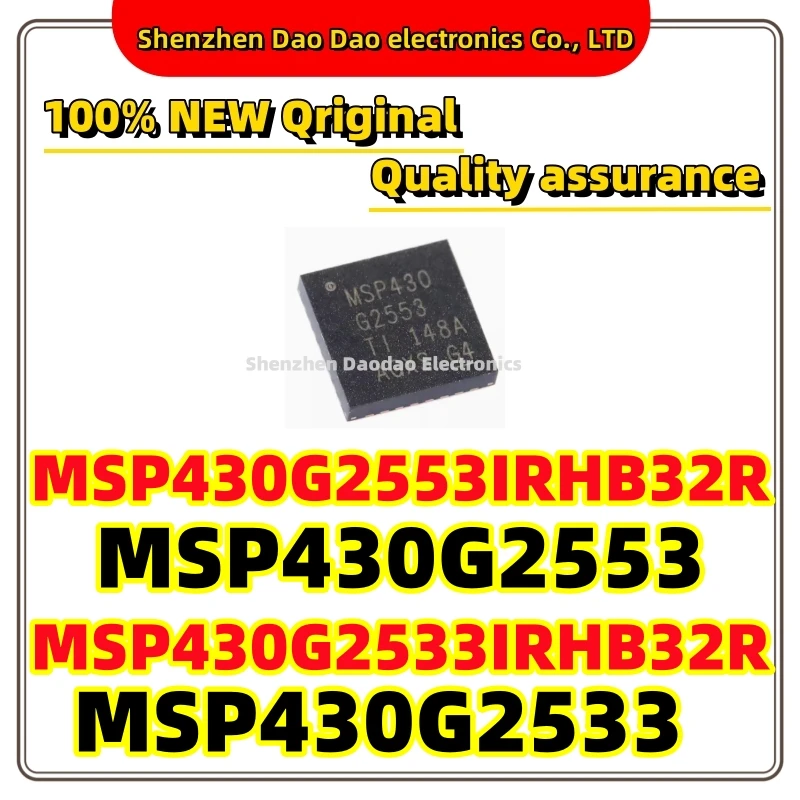 MSP430G2553IRHB32R MSP430G2553 MSP430G2533IRHB32R MSP430G2533 QFN-32 16-bit mixed-signal microcontroller MCU