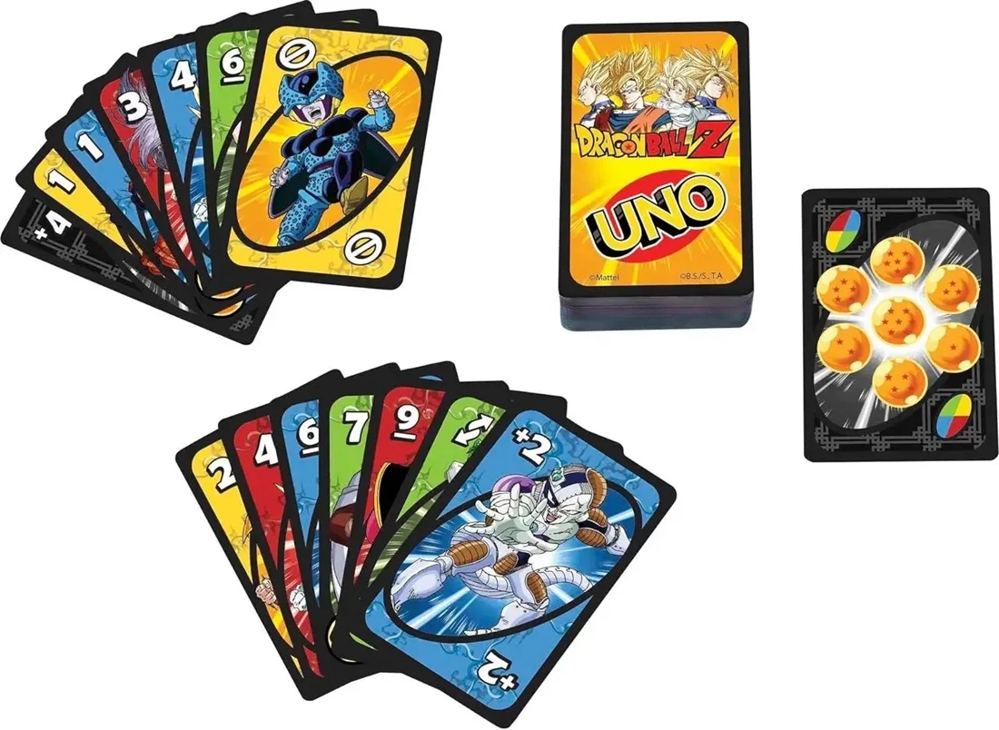 UNO-Juego de cartas a juego de Dragon Ball Z, SHOWEM NO MERCY, multijugador, fiesta familiar, juego de mesa, divertido, entretenimiento para amigos,