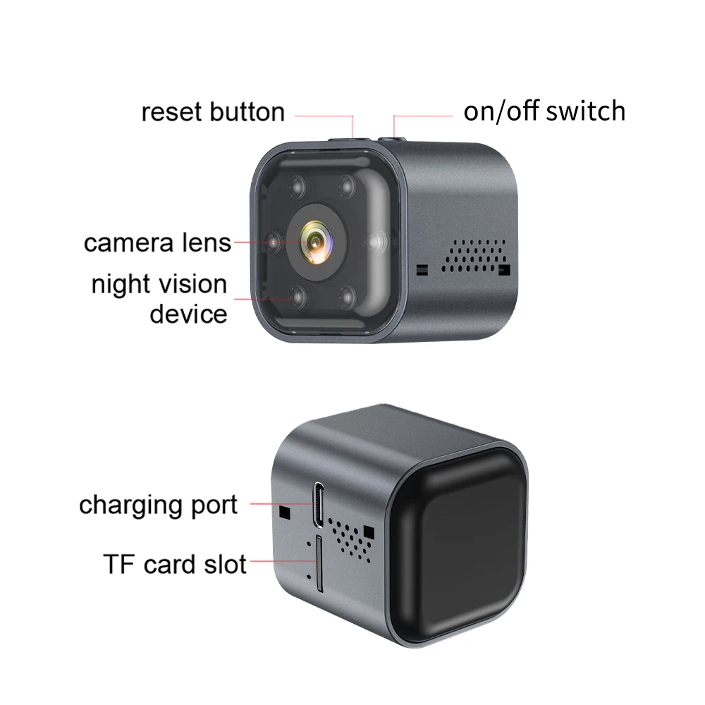 AS03 Mini Camera WIFI Full 1080P HD IP Motion Night Vision Security Cam Motion Detection Security Monitor Video Recorder