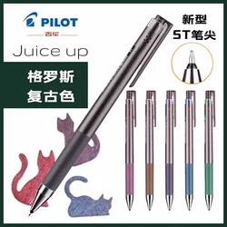 Pilot Juice Up Neutralstift, klassisches Glas, Retro-Glitzer, metallisch, limitierter Saftstift, Schreibübungs-Notizbuch, Lern- und Schreibwaren.