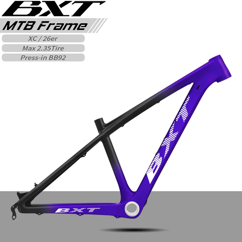 

Карбоновая рама для горного велосипеда BXT 26er, прочная, легкая, для бездорожья