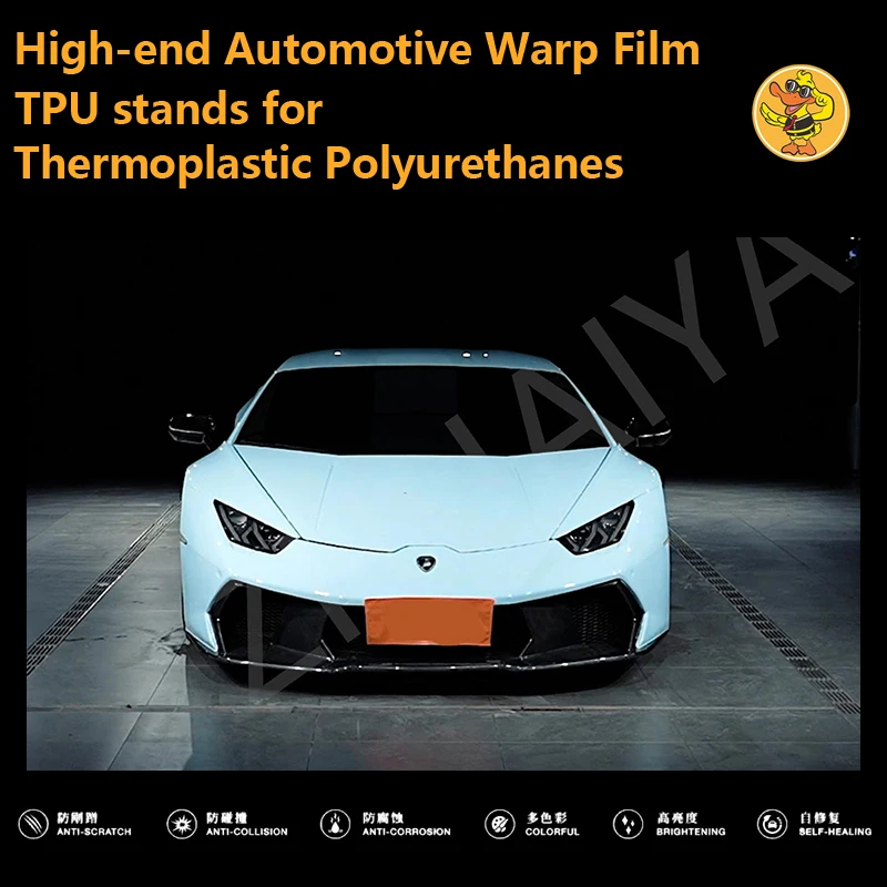 

High-end Automotive TPU car stickers vinilo adhesivo para auto vinyl wrap covering film voiture Colour Glacier Blue 152*18M