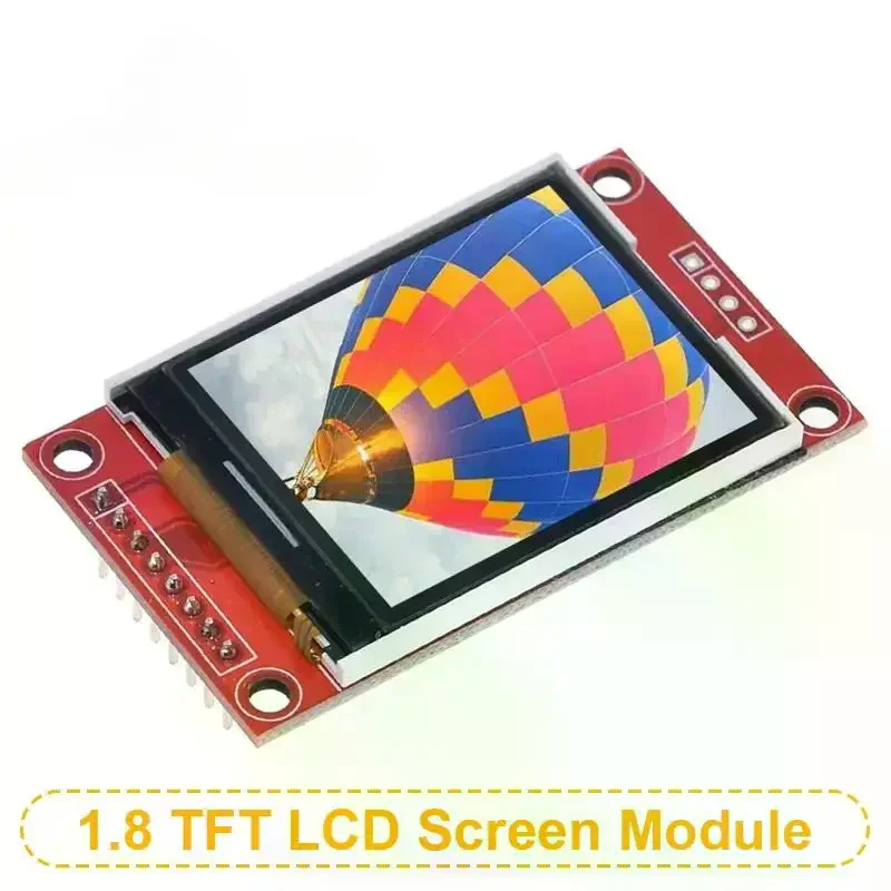 1.8 Inch TFT LCD Module LCD Screen Module ST7735 SPI Serial 51 Drivers 4 IO Driver TFT Resolution 128*160 For Arduino