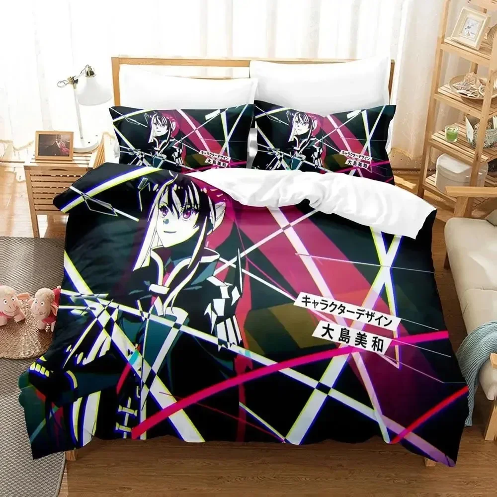 3D Print Anime Black Summoner Bedding Set Duvet Cover Bed Set Quilt Cover Pillowcase Comforter king Queen Size Boys Adult