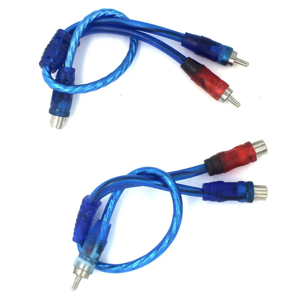 

RCA AudioCableSet Y-образный распределительКомпьютерный адаптер 12-дюймовый кабель, используемый для домашней аудиосистемы, аудиокабель автомобильного усилителя, 1/2 аудиокабеля