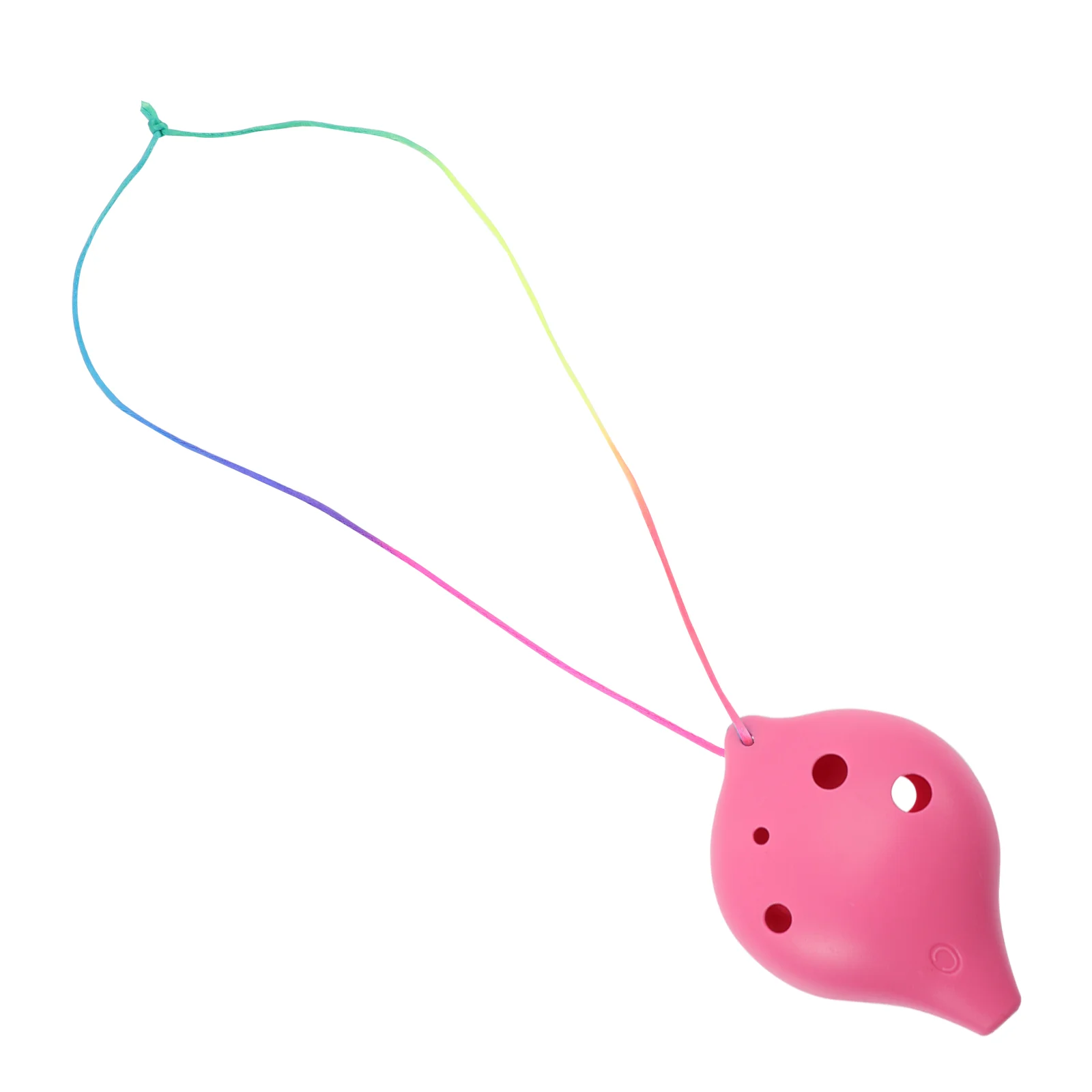 Musical Instruments Resin Ocarina Creative Wind Pink Portable 6-hole Mini Child