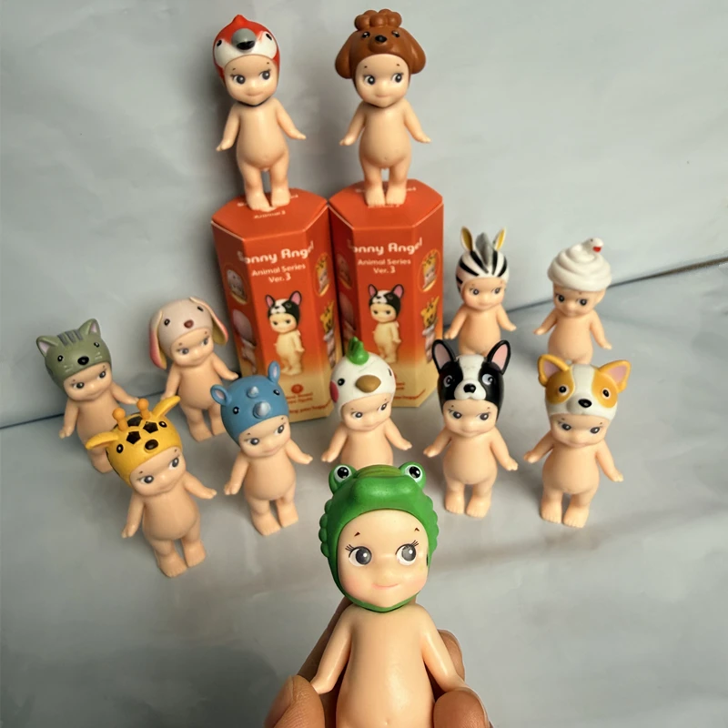 Animal Standing Cute Angel Hippers Blind Box Series Anime Figure Room and Office Decoration Collection  Christmas Gifts
