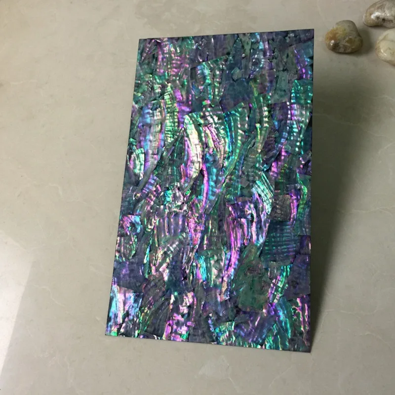 Bohai Bay Colorful Abalone Shell Sheet 24×14cmLarge Grain Nacre Inlay Slice DIY Handmade Carving Inlay Decoration Craft Material