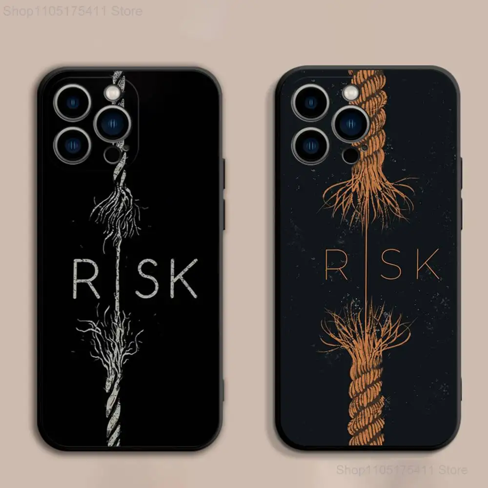 

Day Trader Trading RISK For iPhone 17,16,15,14,13,12,11,Pro,Max,Plus,E,SE4,Air,Mini Black Soft Cover Phone Case