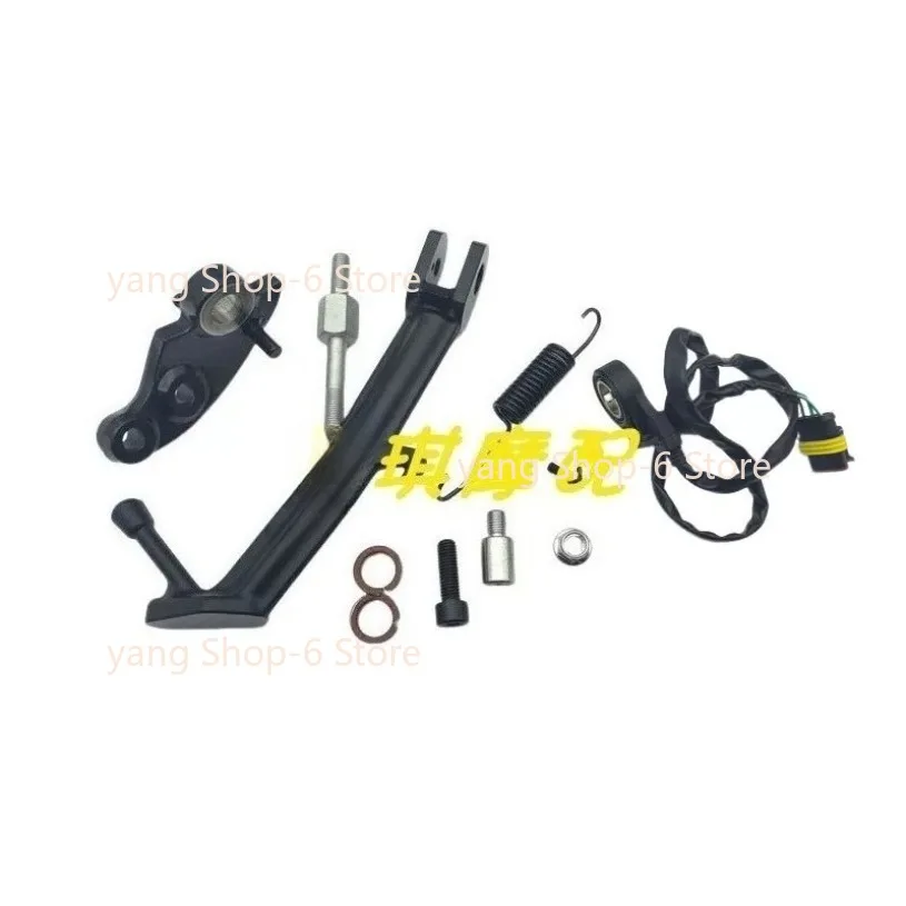 For QJMOTOR SRK550 Single Side Support Spring Flameout Switch Mounting Bracket QJ500GS-7A Side Kick Side Tripod Screws