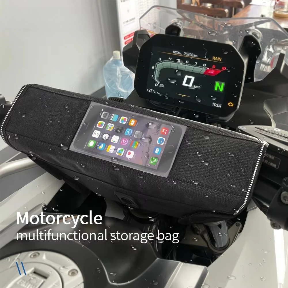 For CFMOTO 450MT MT450 450 MT Motorcycle Waterproof Handlebar Bag Storage Travel Tool Bags Dustproof Travel Navigation Bag