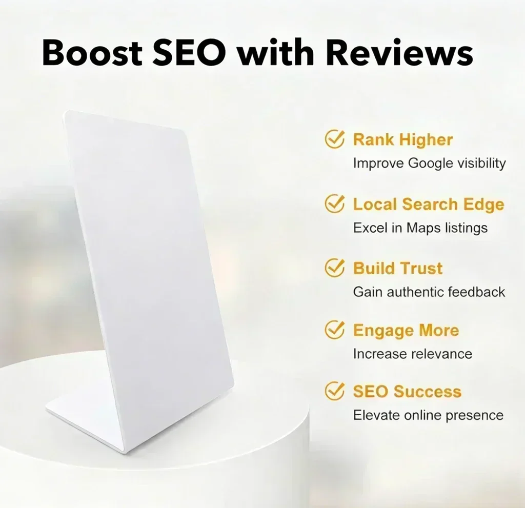 5-1PCS Nfc 215 programmable Google Review Card NFC station table NFC Google Reviews display bending card standing brand bracket