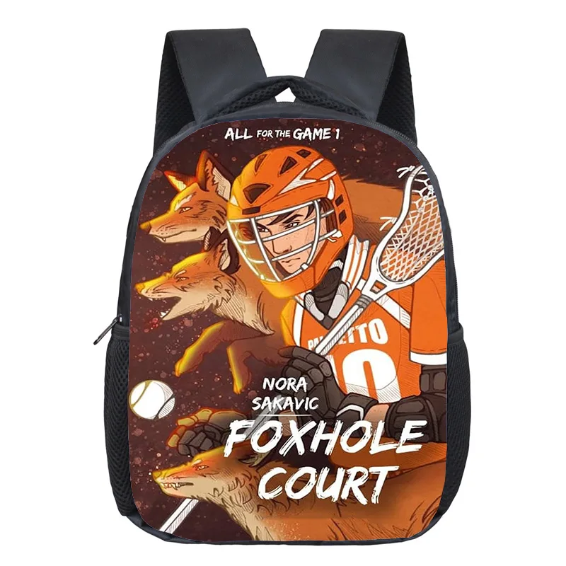 The Foxhole Court School Cartoon Schoolbag Boys Girls Fun Game Backpack Child Anime Palmetto State Foxes Knapsack 12inch Mochila