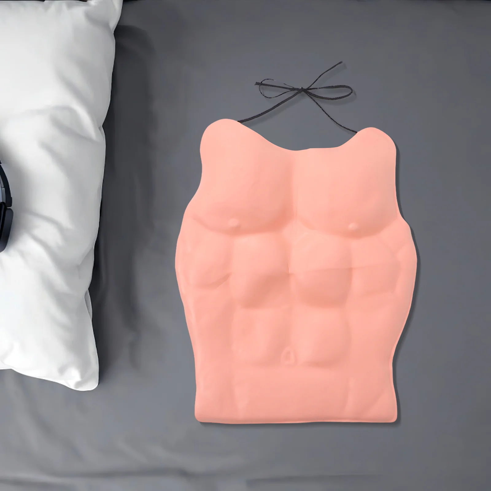 Divertente costume pettorale in Eva con muscoli pettorali finti per la festa in maschera di Halloween, cosplay, accessorio per scherzi pratici, costumi divertenti