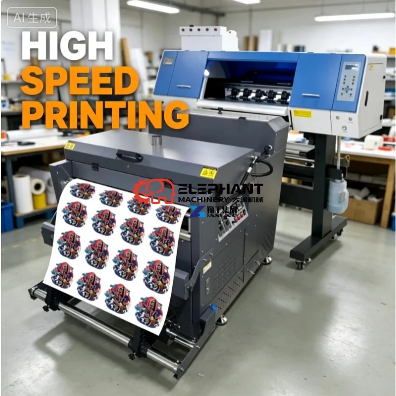 Cheap Dtf Printer A3 I1600 XP600 Heads Small Dtf Full System and Shaker Desktop Dtf Machine for 30cm 33cm PET Film