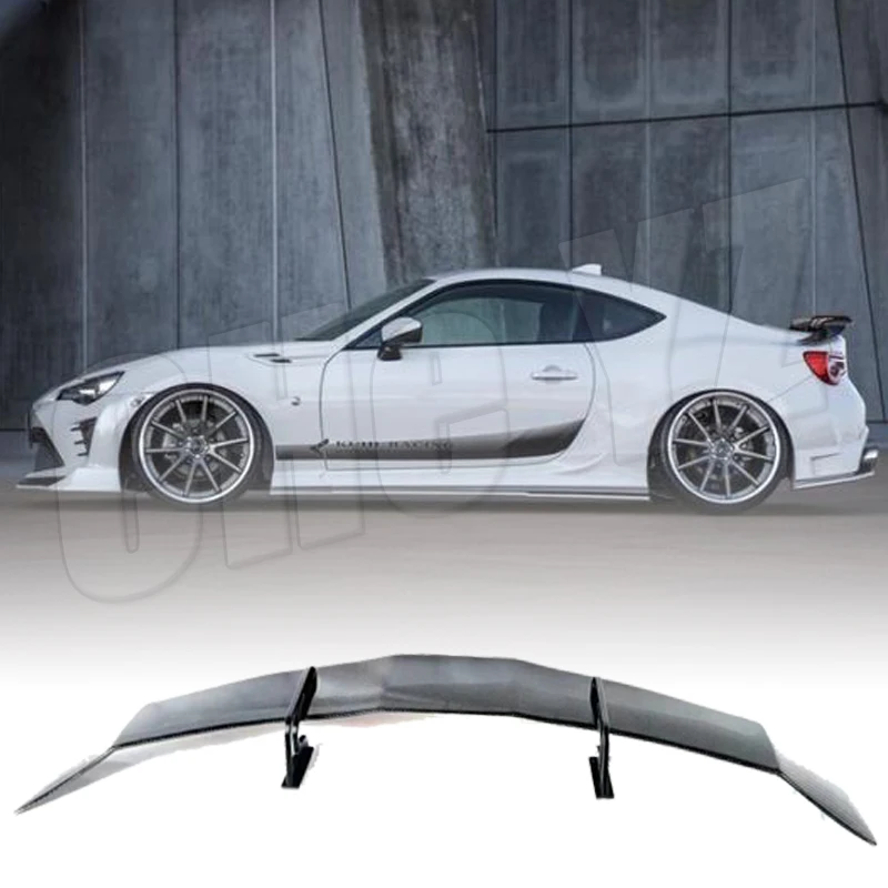 실제 탄소 섬유 글로스 블랙 리어 트렁크 스포일러, 도요타 GT86 스바루 BRZ 쿠페 2012-2020, 스포츠 윙 GT 스타일