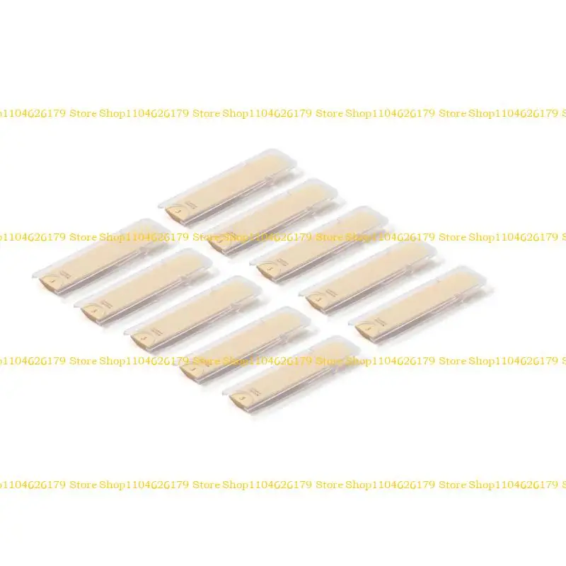 

A1A2 10Pcs Bb Tenors Sax Reeds Hardness Strength 2.0/2.5/3.0 Saxophone Reed Instrument Accessory High-strength Reed Durable