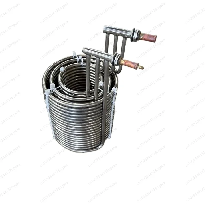 304 stainless steel coil evaporator cooling heat exchange coil cooler heat exchanger stainless steel