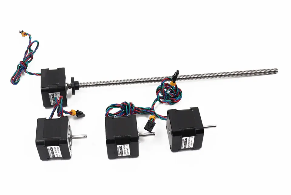 Blurolls Prusa Mini 3d Printer Motors Kit with X Y Z Axis Motors TR8*4 Lead Screw 310mm Z Motor kit