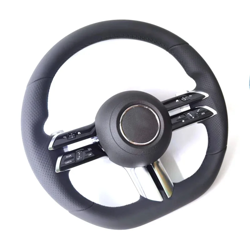 High Quality C217 W211 W212 W221 W222 S63 C63 GLA45 C43 SLC W204 W205 CLA GLA 45 Class Carbon Fiber Steering Wheel