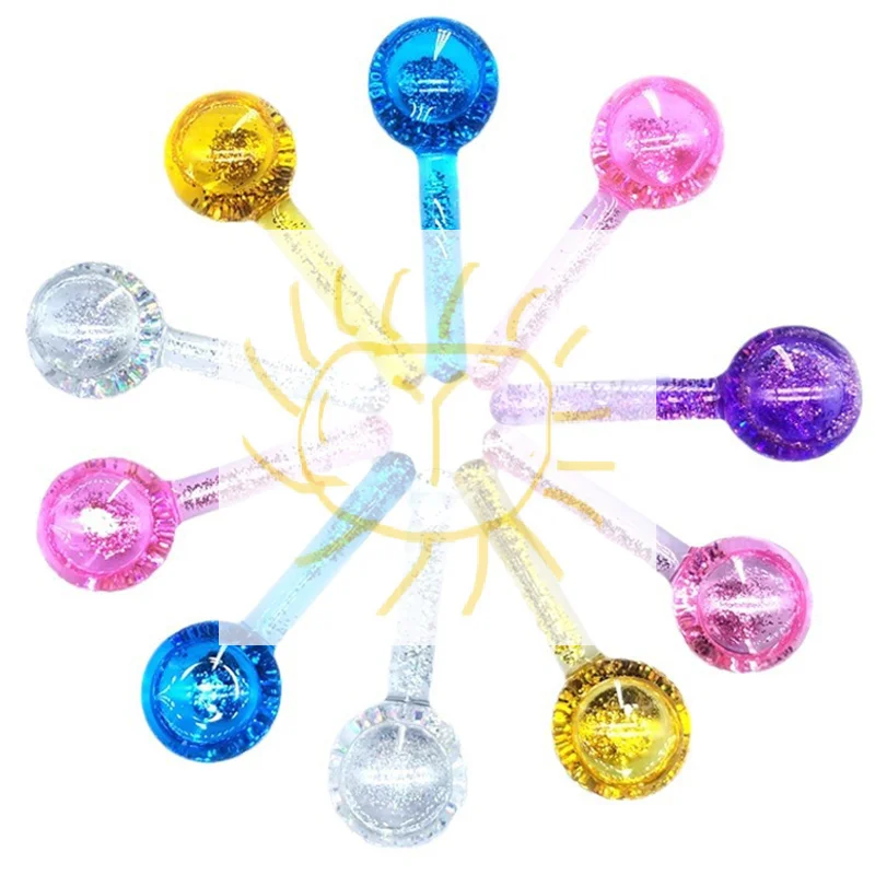 1PCS Face Roller Tightening Redness Soothing Salon Wrinkle Remover Ice Globes Facial Massager Ice Roller Skin Care Tools